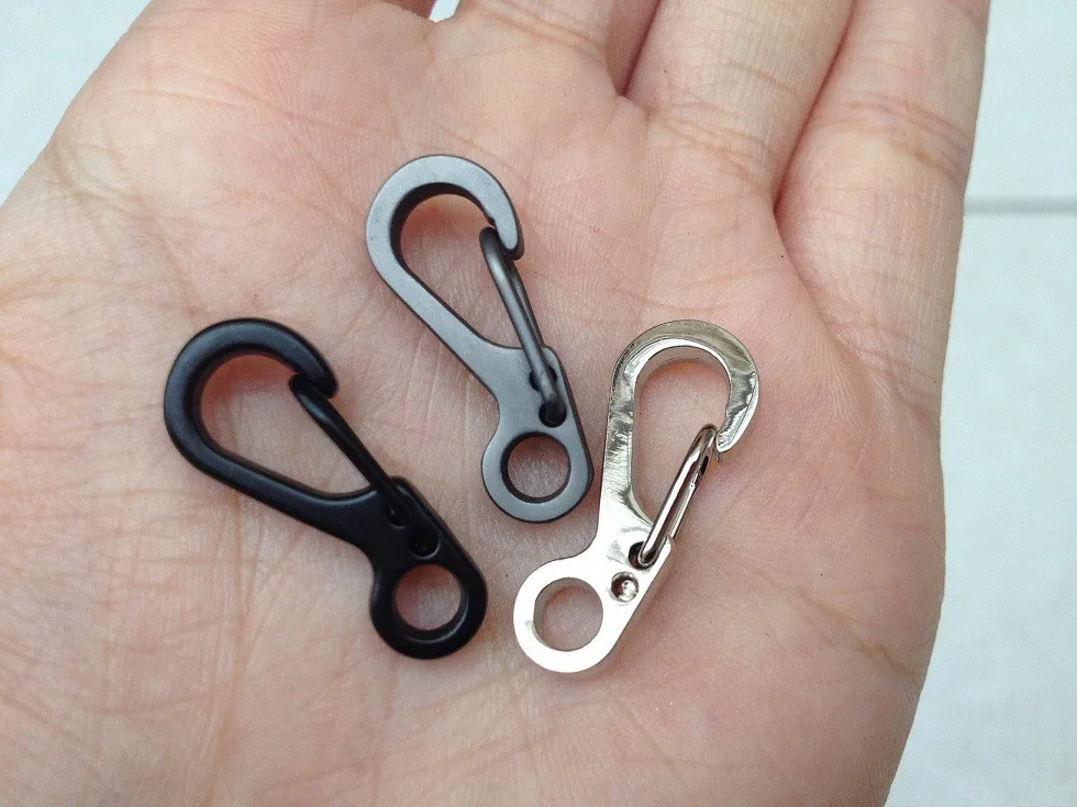 EDC SF mini Quickdraw hook Рюкзак Весна повесить Паракорд застежка hike горный Тактический Карабин для подъема брелок для выживания снаряжение для лагеря