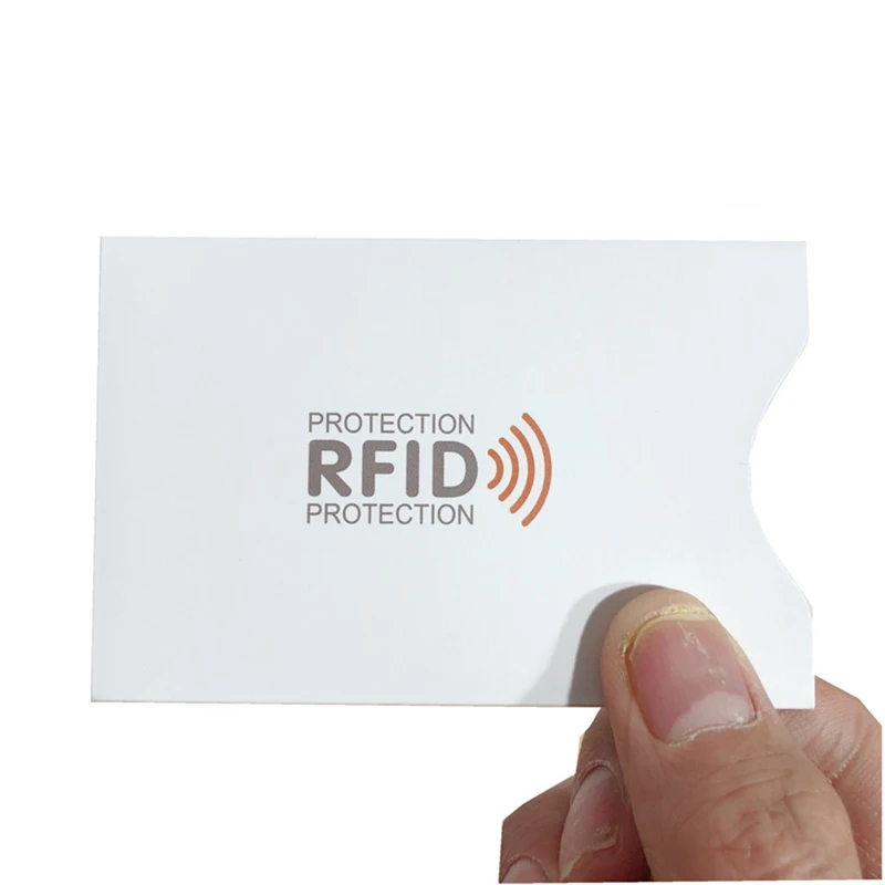 6 шт./компл. RFID Блокировка ID карты Чехол NFC Экранирование банковских карт сумка для
