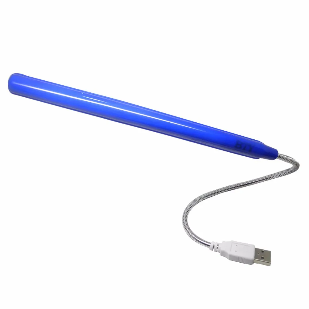 Синий цвет регулируемый Мини Гибкий usb-светильник Портативный 10 светодиодный