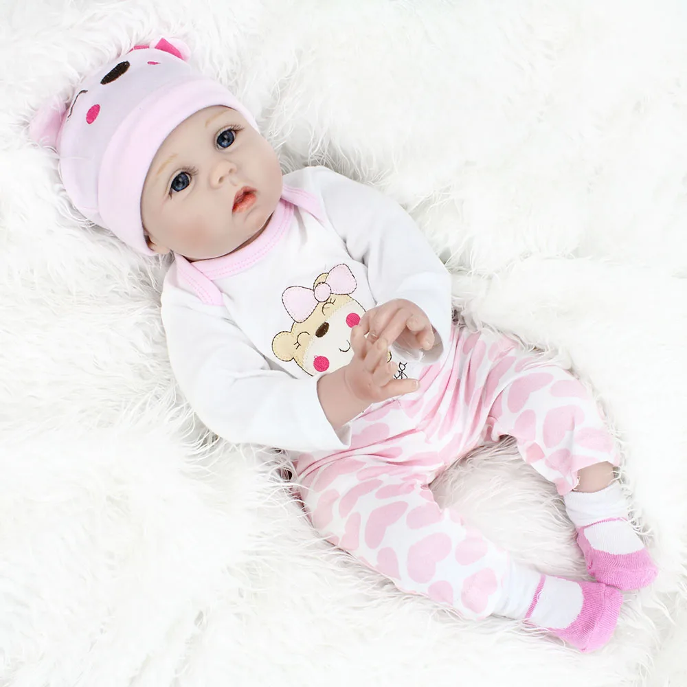 KAYDORA Reborn Baby Dolls 22 дюйма 55 см мягкие силиконовые виниловые реалистичные куклы для