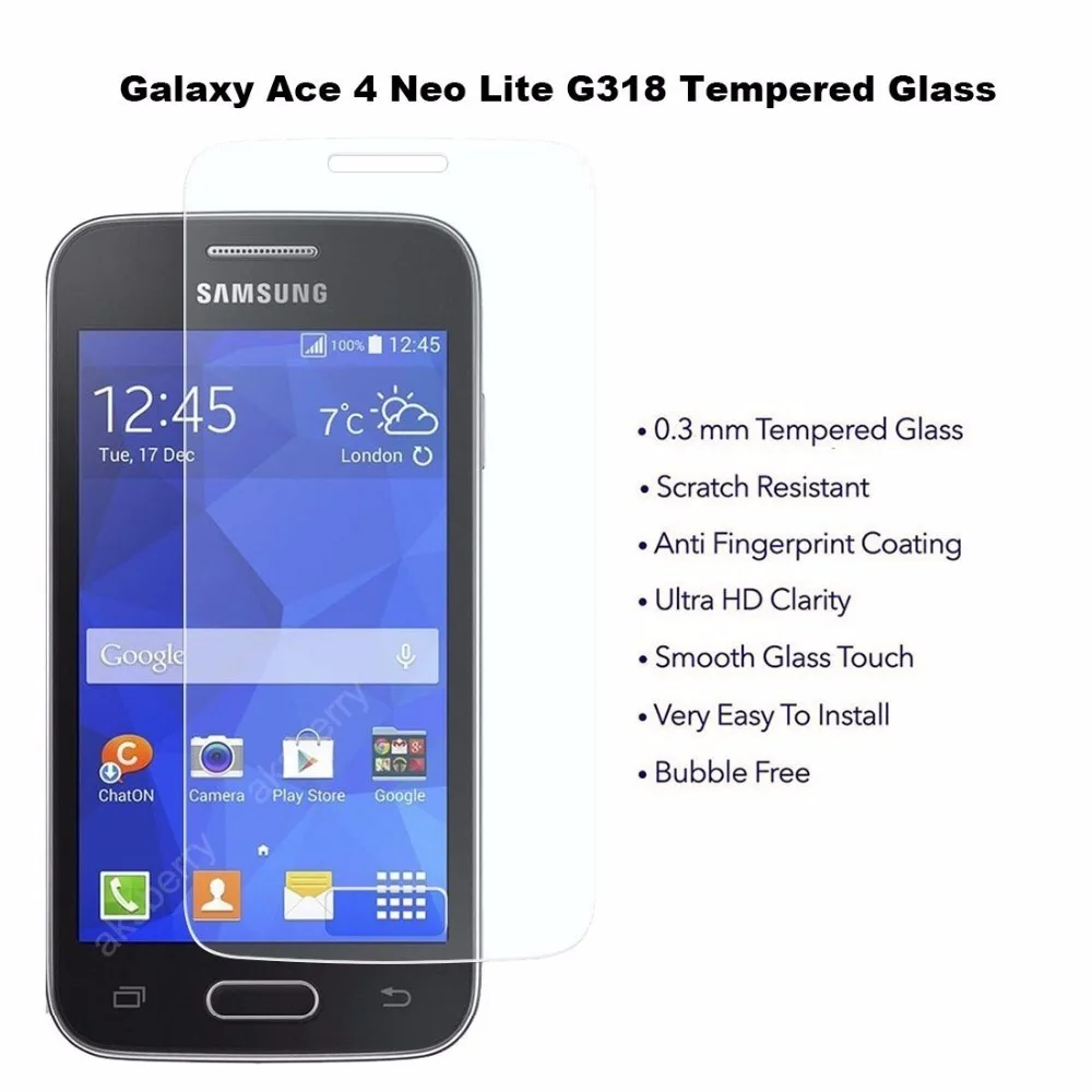 Закаленное стекло для защиты экрана Samsung Galaxy Ace 4 Neo SM G318H Trend 2 Lite Dous V Plus G313H Ace4 Nxt