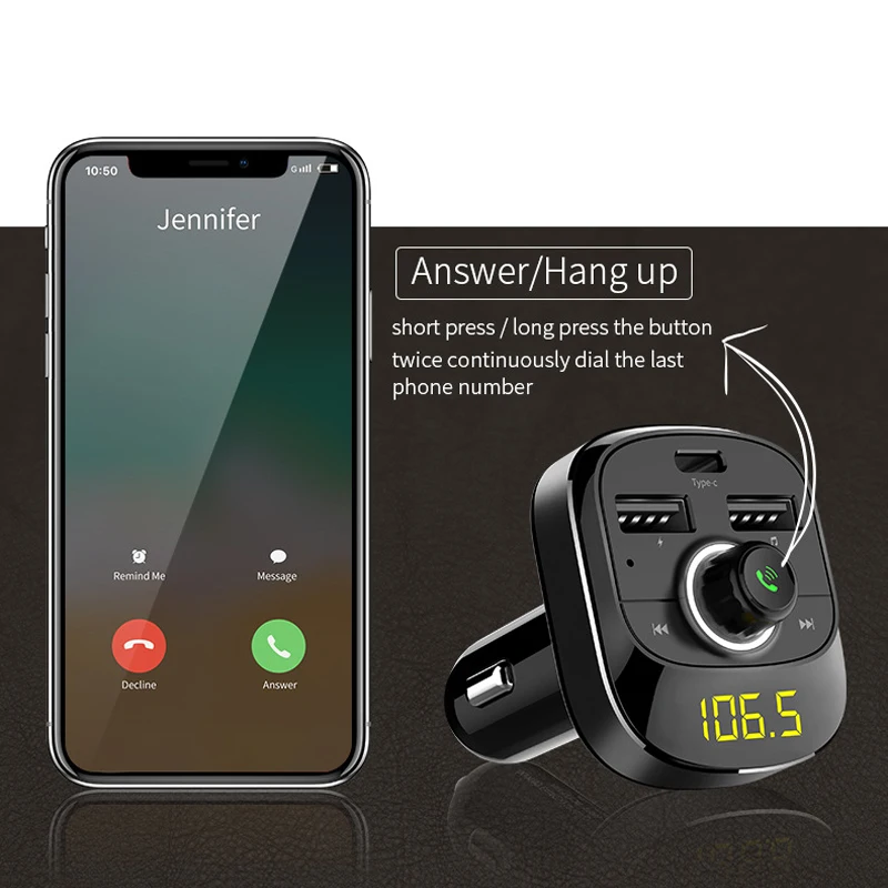 Handsfree Bluetooth автомобильное зарядное устройство MP3 FM Аудио плеер автомобильные