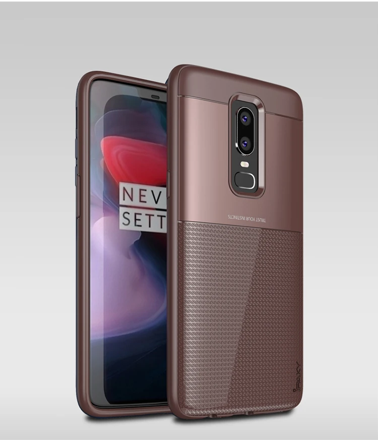 Для OnePlus 6 Чехол IPAKY 1+ 6 PC противоударный Гибридный Силиконовый 2 в 1 Защитный Броня мягкий чехол для One Plus 6 Чехол
