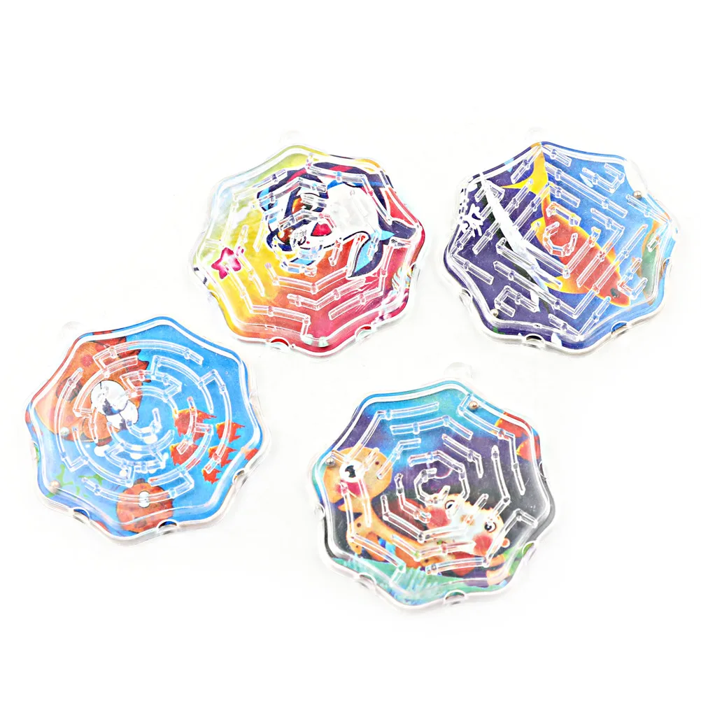 4 unids/lote de juguete para ni&ntilde;os con forma de laberinto m&aacute;gico-0