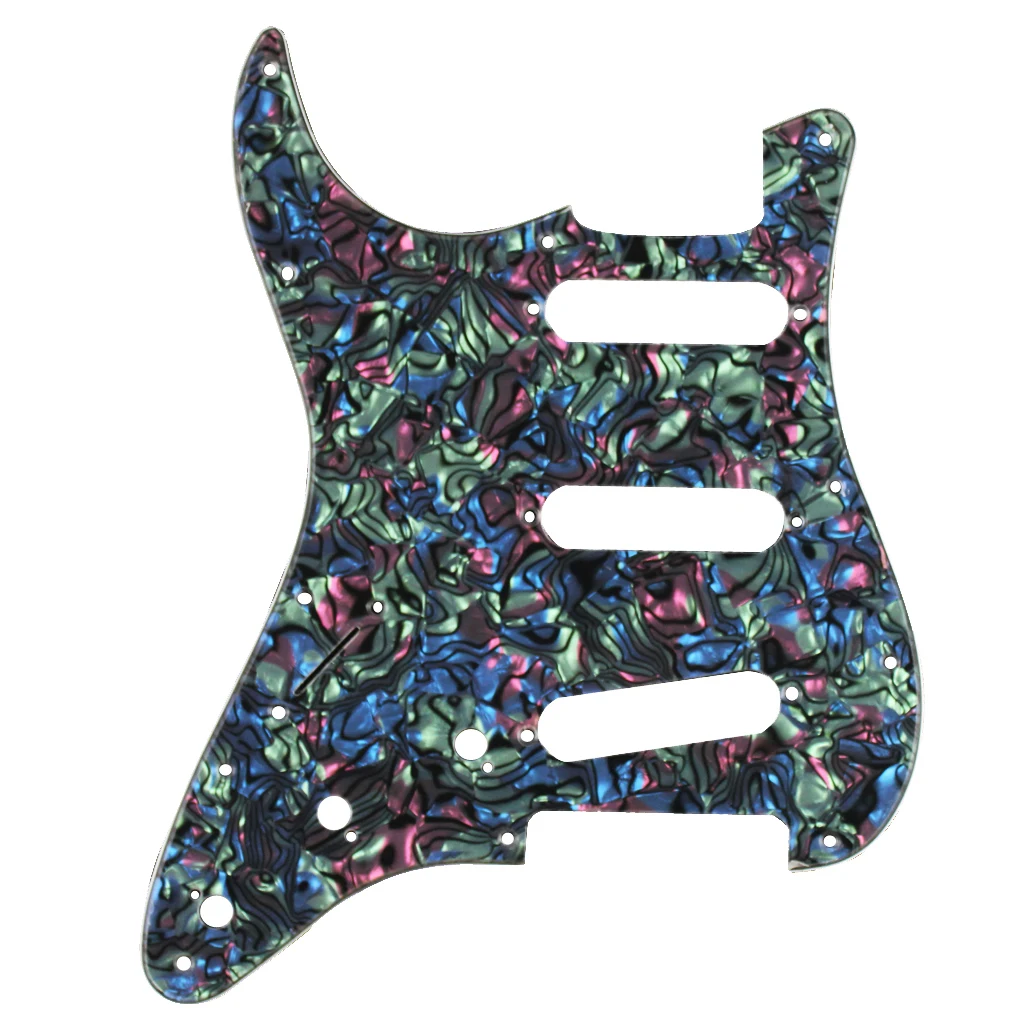 Pickguard 11 отверстий для винтов 3 отверстия захвата гитарная царапина пластина
