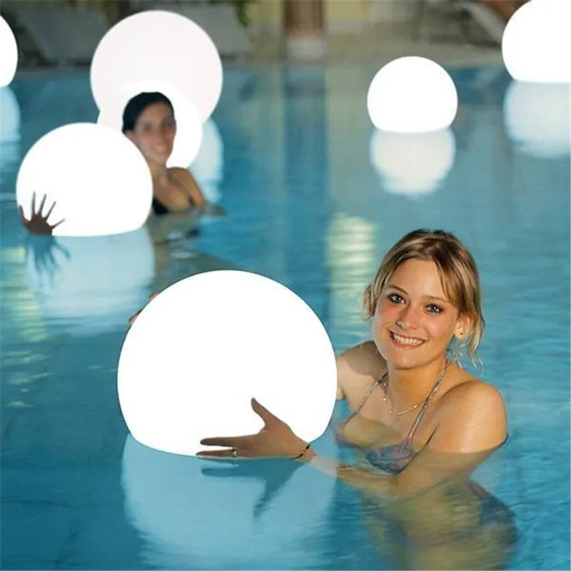 Festa de Casamento à Prova Dwaterproof Ip68 ao ar Água Jardim Bola Rgb Subaquática Livre Natal Gramado Lâmpadas Piscina Flutuante Led Luz
