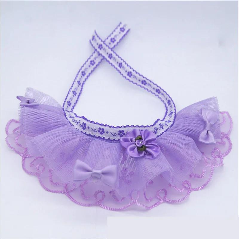 Маленький Средний ошейник для собак Бандана шейный платок кошка принцесса