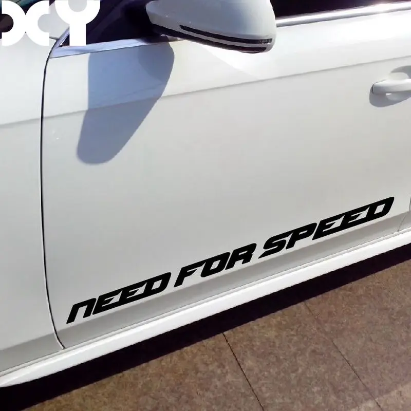 Need For speed Виниловая наклейка на окна автомобиля водонепроницаемые автомобильные наклейки и настенная наклейка/черная/отражающая серебристая