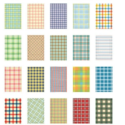 Красочные 20 листов крафт бумаги Скрапбукинг подарок фото украшения наклейки