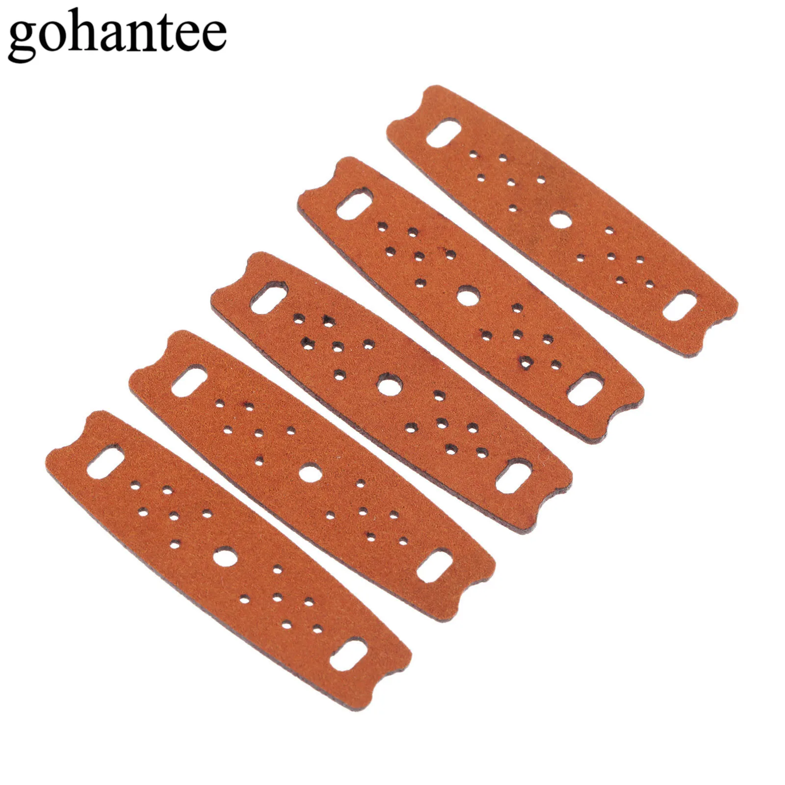 Gohantee коричневый 5 шт. рогатки чехлы из микрофибры с центровым отверстием для