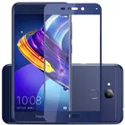 Полноэкранное цветное закаленное стекло, Защитная пленка для Huawei Honor V9 V9 Play 6C Pro 6CPro V9Play, черная белая синяя пленка