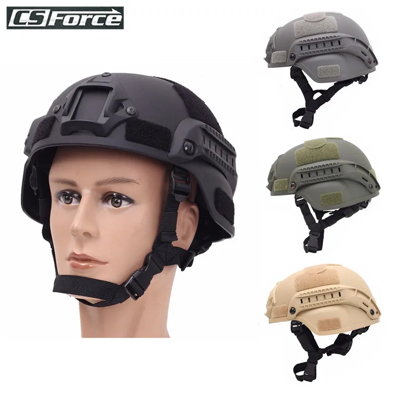 Тактический легкий военный Быстрый Шлем MICH2000 страйкбол открытый Пейнтбол CS Swat