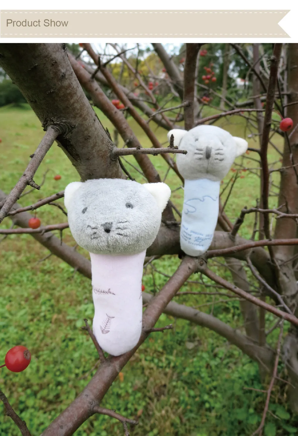 Роскошное кольцо с дизайном котёнок для новорожденных погремушка милые куклы