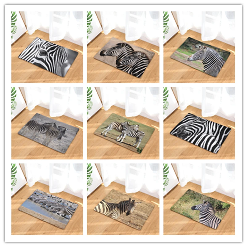 Фланелевые конные коврики для дверей домашние ванной комнаты ног Длинные