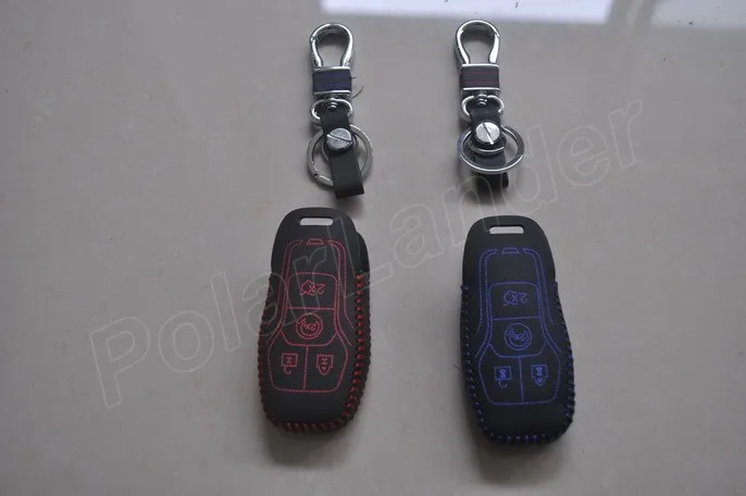 Чехол для автомобильного ключа только красный подходит FORD LINCOLN MKZ MKC MKS Ручное