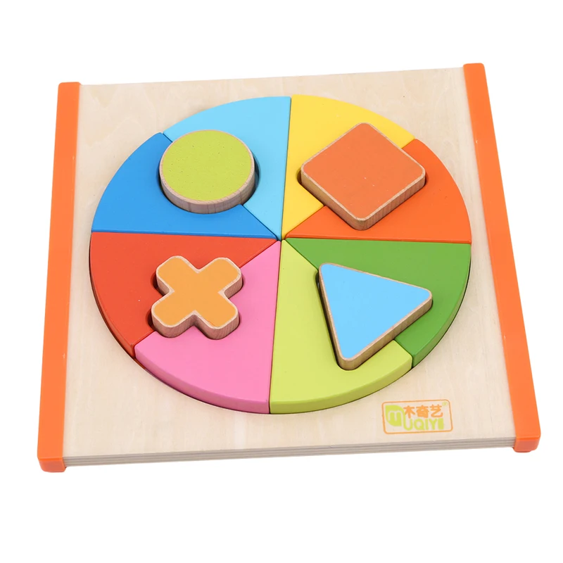 Новые цветные геометрические сенсорные доски семья четырех детей развивающие