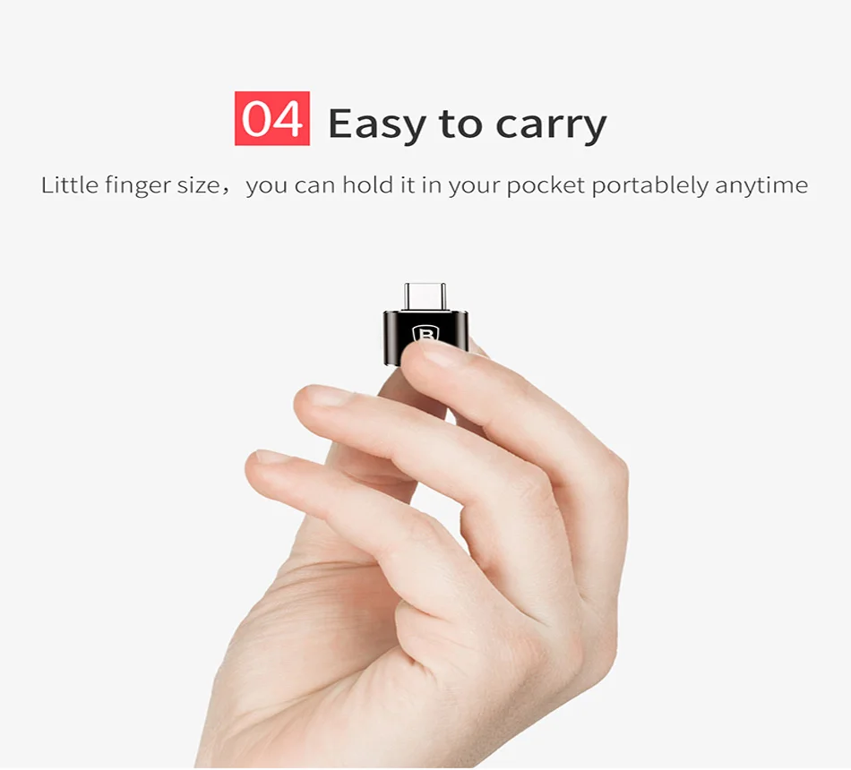 Baseus USB Женский к type C Мужской OTG адаптер usb tipo c для samsung galaxy S9 xiaomi otg usb конвертер