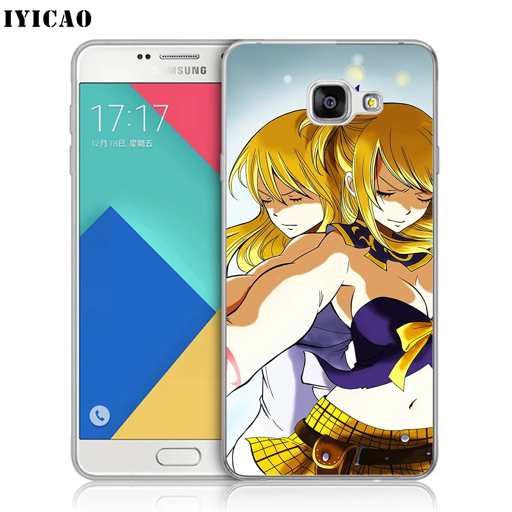 IYICAO Lucy Heartfilia Мягкий силиконовый чехол для телефона Samsung A10 A30 A40 A50 A70 M10 M20 M30 TPU