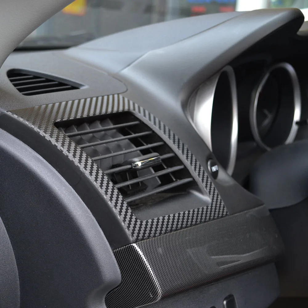 Наклейка на выход кондиционера для автомобиля Углеволокно MITSUBISHI Lancer EX 2010 2011 2012 1