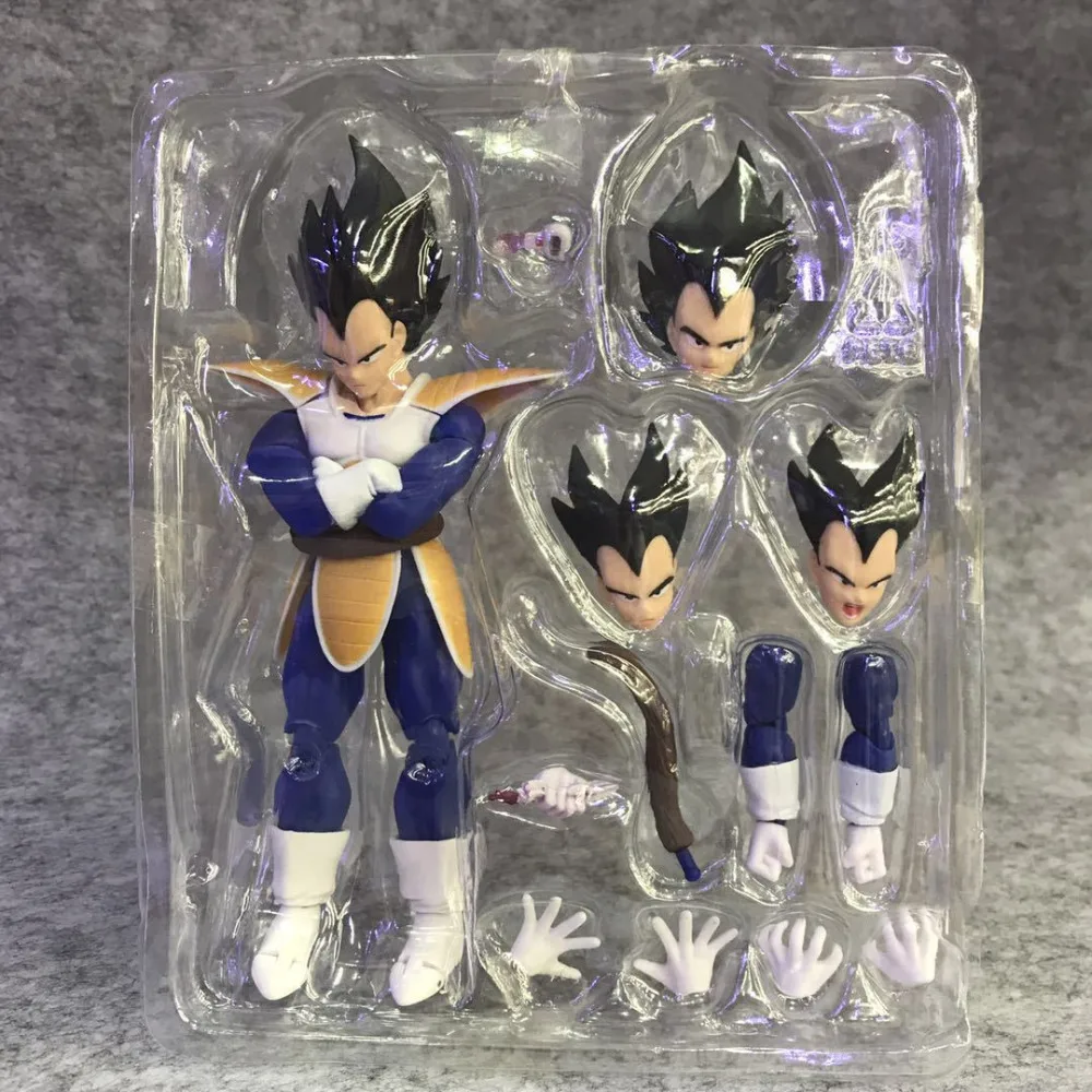 Аниме Dragon Ball Z SHF Figuarts Супер Saiyan Vegeta шарнир подвижная ПВХ фигурка Коллекция Модель Детская игрушка кукла 15 см