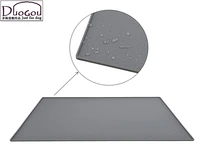 x large 8060cm pet multi function high quality silicone mat waterproof anti slip bowl placemat dog cat food feeding mat grey
