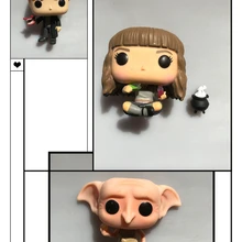 Funko pop используется Гарри Поттер Гермиона котел Рон Ревун Добби щелкающая Виниловая фигурка Коллекционная модель свободная игрушка