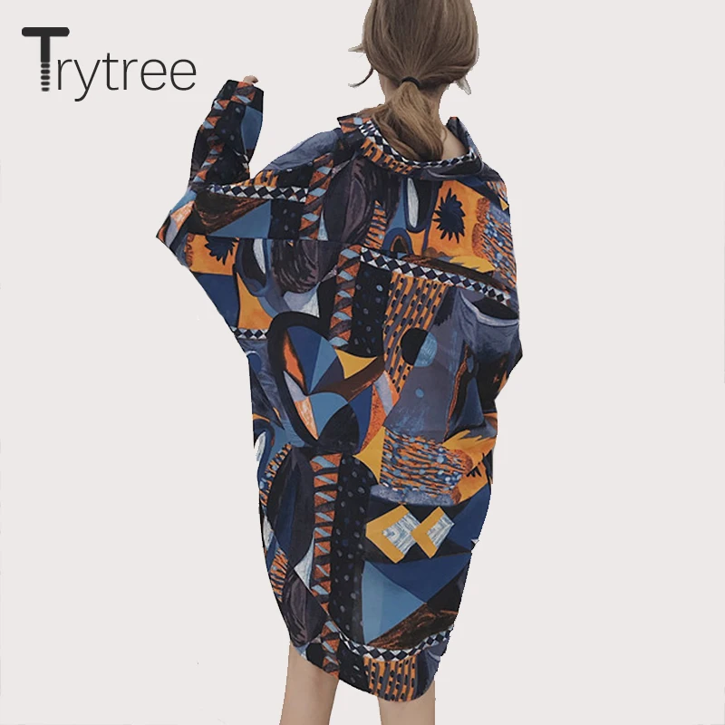 Летняя Осенняя женская блузка Trytree кимоно с аппликацией Солнцезащитный Топ