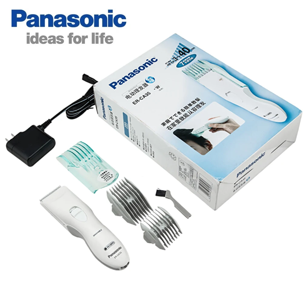 Подлинная машинка для стрижки волос Panasonic ER CA35 W мытья всего тела взрослых детей