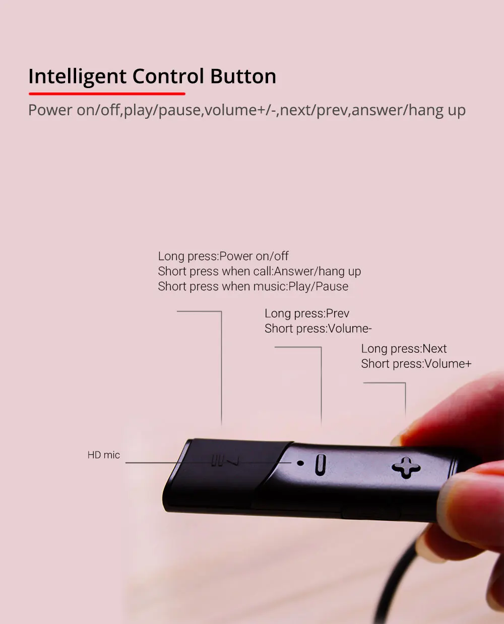 Спортивные Беспроводные наушники EARDECO, стереонаушники с Bluetooth, наушники с шейным ремешком, водонепроницаемая гарнитура с микрофоном