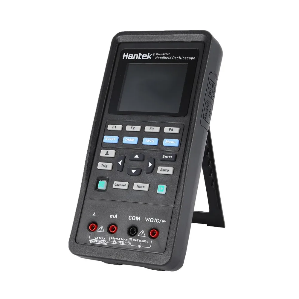 Hantek 2C42 цифровой мультиметров Ручной осциллограф 3 в 1 интеллектуальный