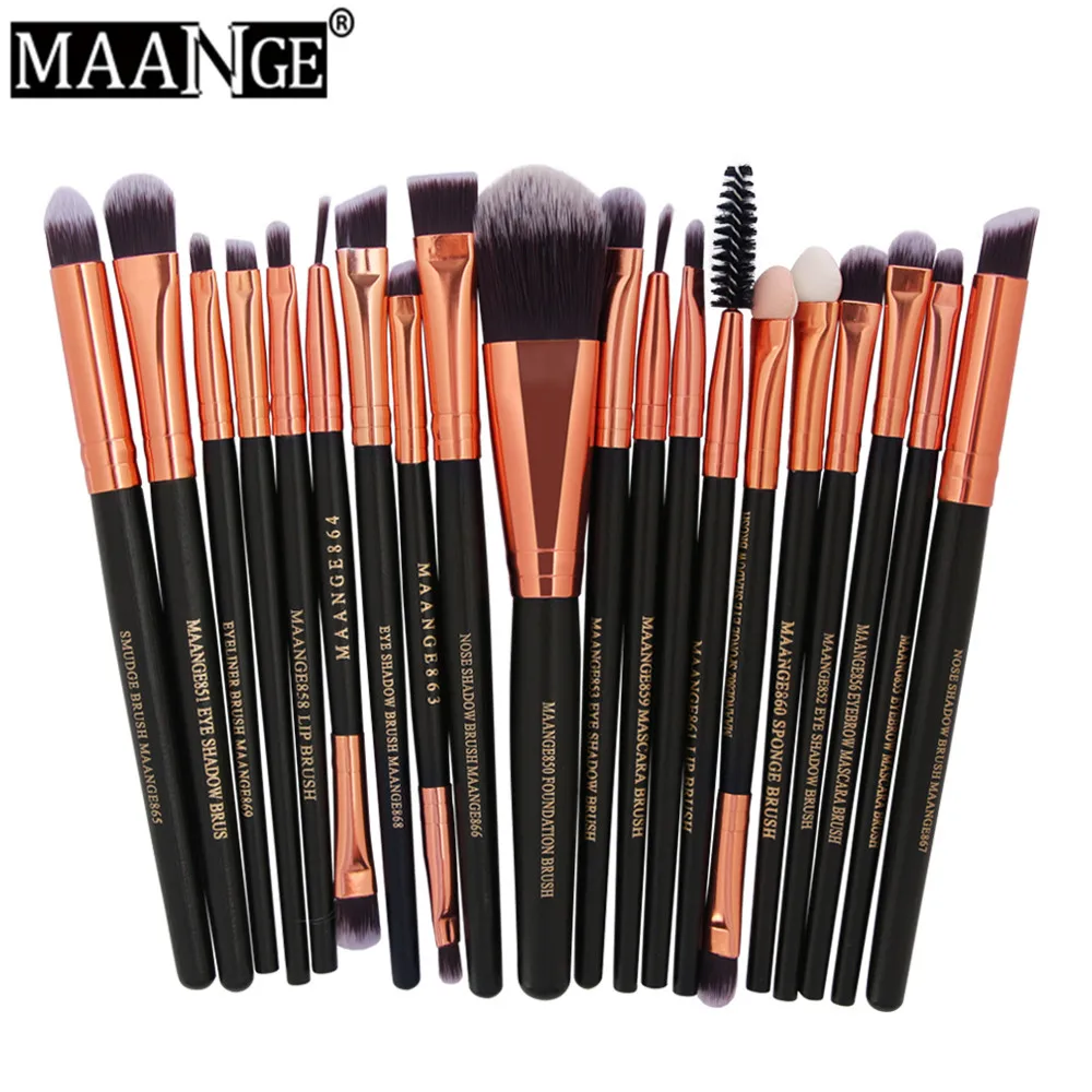 20 шт. Профессиональные кисти для макияжа MAANGE|brush cosmetic|brush eyeshadowconcealer brush |