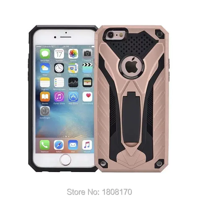 Гибридный чехол C Ku с подставкой в горошек для Iphone XR XS Max X 7 I7 Plus 6 6S SE 5 5S Samsung NOTE9