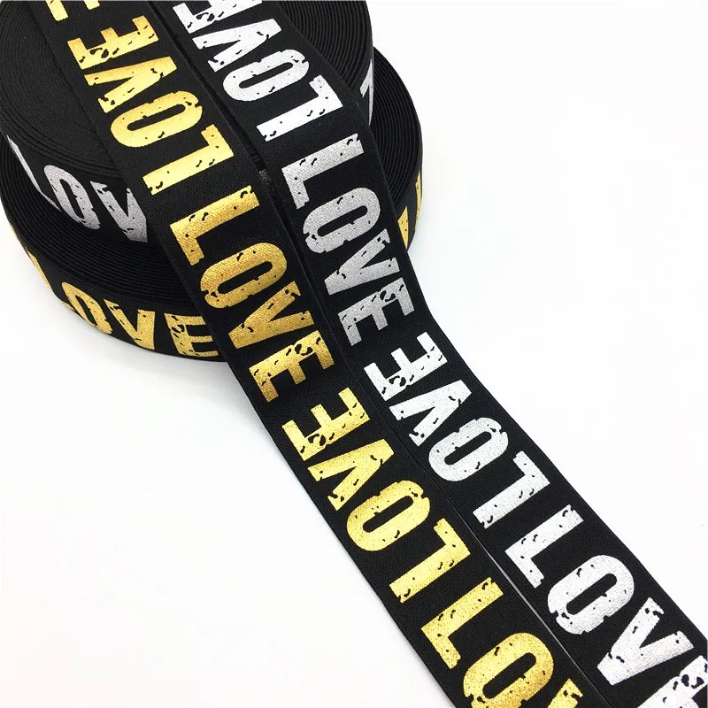 4 см золотые серебряные любовные эластичные ленты ремешок для нижнего белья