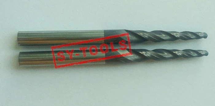 2 шт. R1.5 * D6 30 5 75L 2F HRC55 вольфрамовое твердосплавное покрытие коническая шаровая