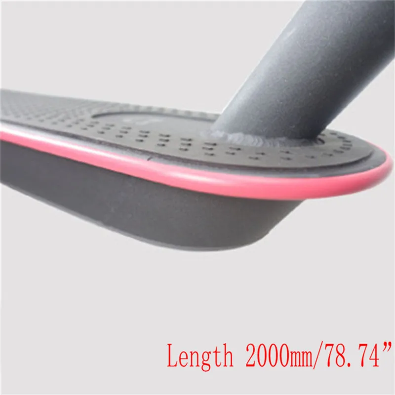 pink 1 Pc Electric Scooter Anti-collision Protection Strip For Xiaomi Mijia M365 Skateboard Body Bumper Scratchproof Scratch Strips - Цвет: pink