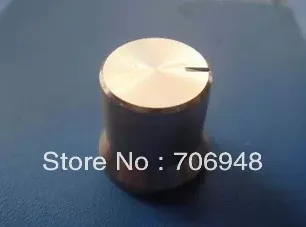 High Quality  Aluminum Knob Cap 15x17mm For 6mm Knob