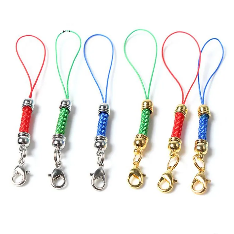 20pcs lanyard lariat strap cords lobster clasp rope keychains hooks mobile set charms keyring bag accessories key ring free global shipping