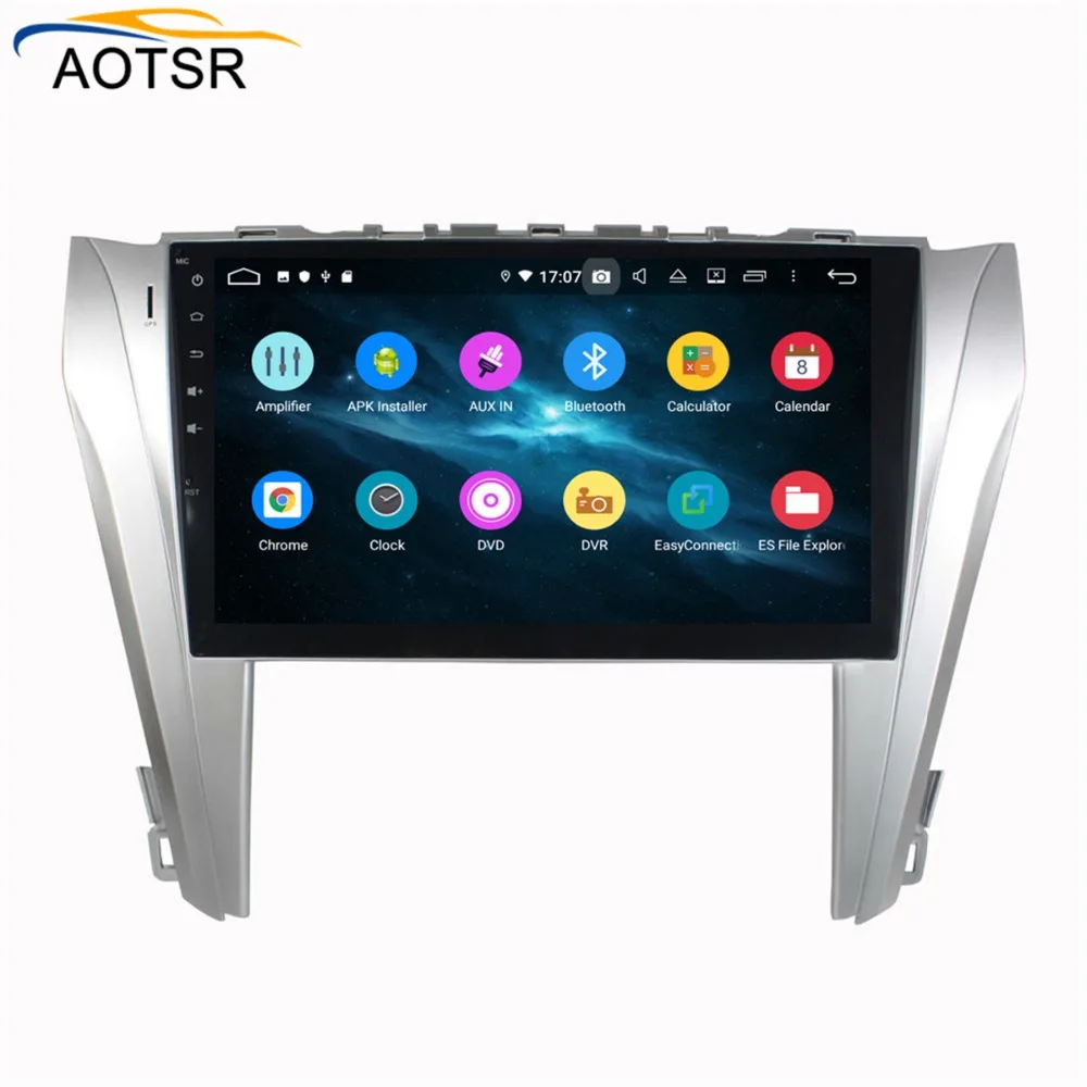 Автомобильный DVD плеер DSP 4 + 64G 2 din Android 9 0 для Toyota Camry 2014 2015 2016 2017 gps навигация стерео