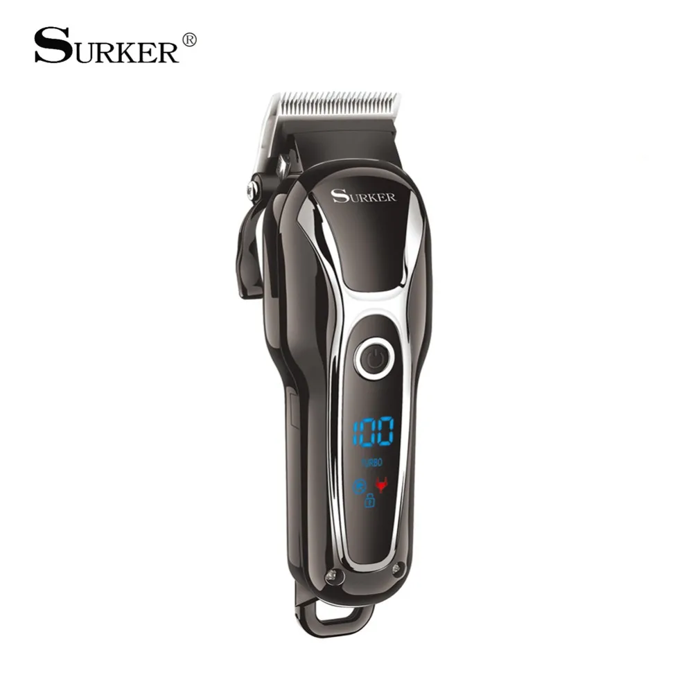 Машинка для стрижки волос SURKER SK 805 Мужская аккумуляторная триммер со