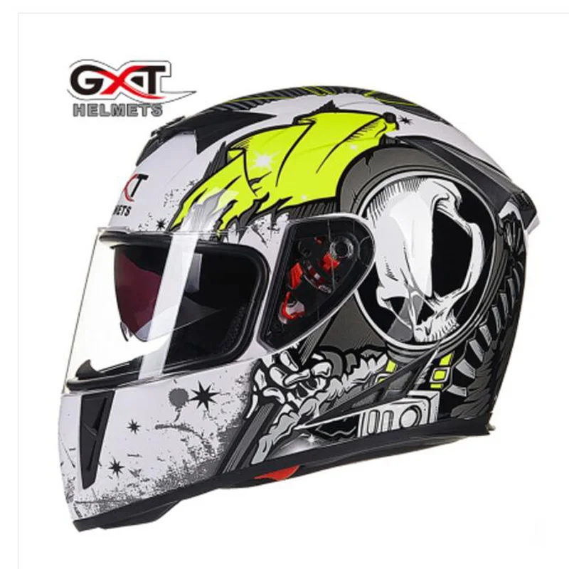Новинка 2019 года защита от внедорожников GXT мотоциклетный шлем на все лицо с