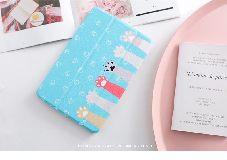 Cat Чехол-книжка на магнитной застежке Чехол для iPad Pro 9,7 воздуха 10,5 12,9 10,2 7th мини на возраст 1, 2, 3, 4, 5, планшет чехол для нового iPad 9,7