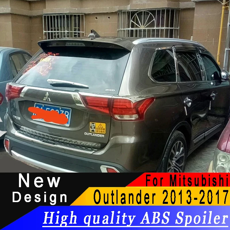 Спойлер на крышу для Mitsubishi Outlander 2013 2017 высококачественный спойлер из АБС пластика