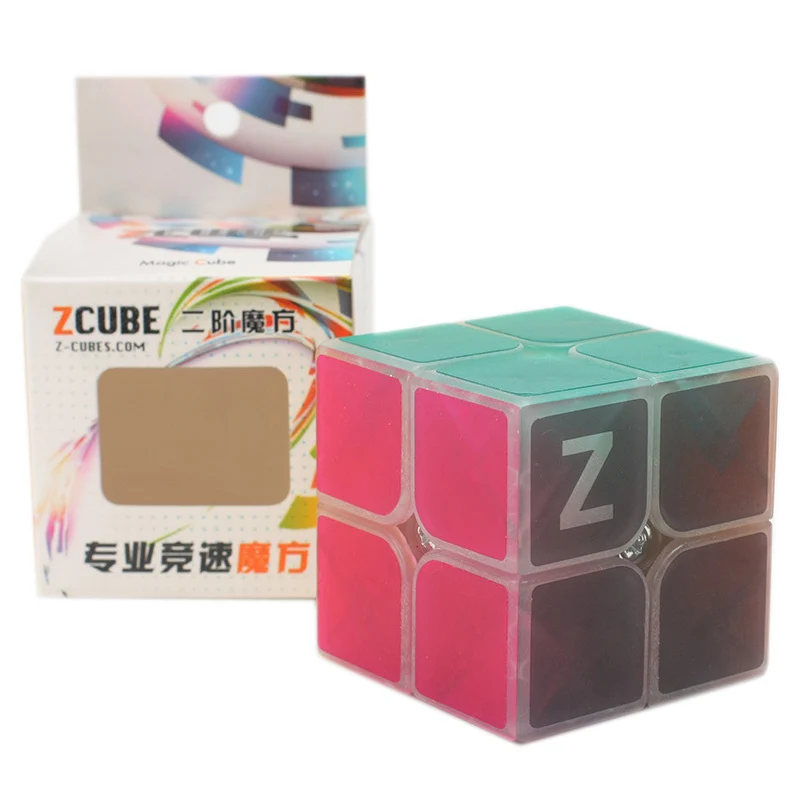 Мини светящийся магический куб 2x2x2 сверкающие кубики 5 см портативный Speedcube Cubo Magico
