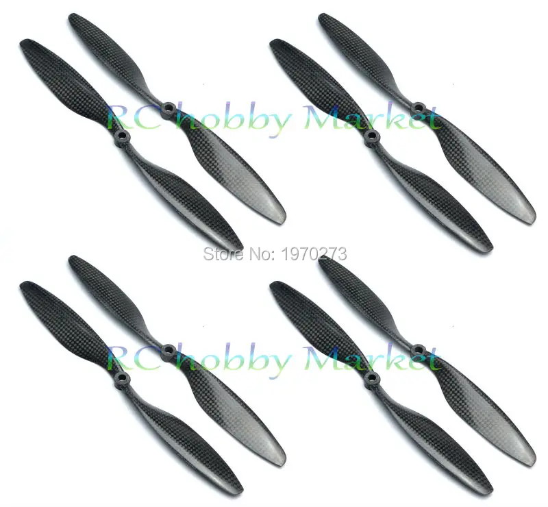 

Carbon Fiber 1045 10x4.5 3K Carbon Fiber Propeller 1045 props For four rotor flying saucer Hexacopter