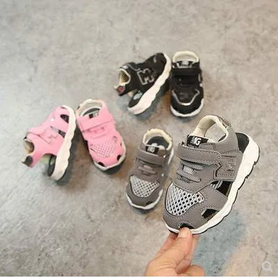 

2019 NEW Toddler Summer Style Brand Mesh Children's Sandals Boys Girls Beach Slippers Kids Shoes Sandals Flat