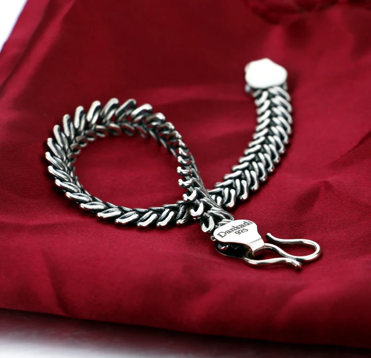 925 пробы серебряный браслет милый простой в народном стиле серебряные ювелирные