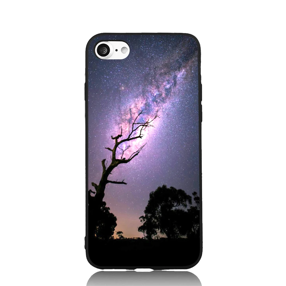 Ночь Красота серии синие волны весело Книги по искусству для iPhone 6 6S 7 Plus ТПУ