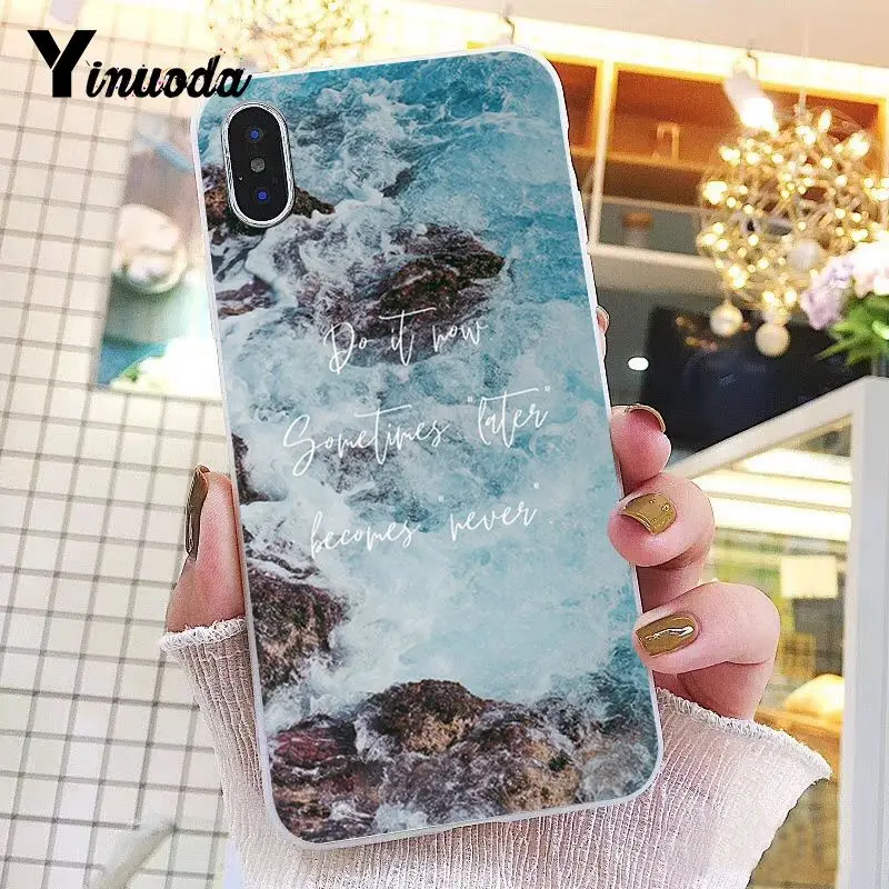 A15 Yinuoda океан море декоративный пейзаж Новинка чехол для телефона Fundas чехол для iPhone 6 S 6 plus 7 7 plus 8 8 Plus X Xs MAX 5 5S XR - Цвет: A15