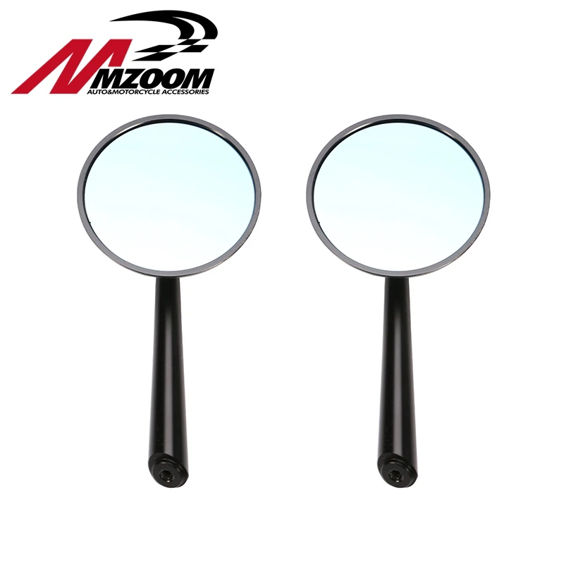 Mzoom Универсальный Алюминий мотоцикла с ЧПУ боковые зеркала заднего вида для YAMAHA