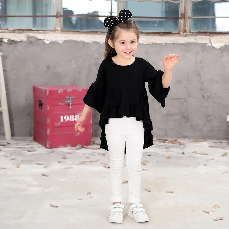 INPEPNOW Kids Dresses for Girls Elegant Princess Tide Baby Cotton Dress Wedding Party Children Wear Clothes LYQ-CZX42 | Детская одежда